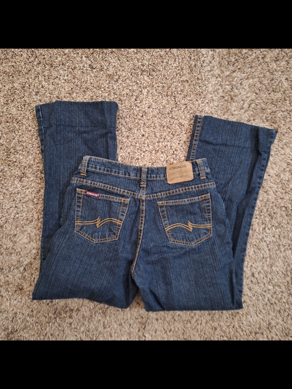 Vintage Jordache Low Rise Subtle Flare Jeans 100% Cotton 27 Waist Y2K